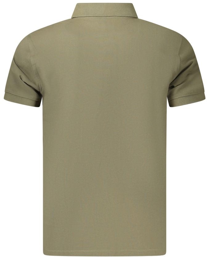 Timberland Verde Cotton Men Polo Groen
