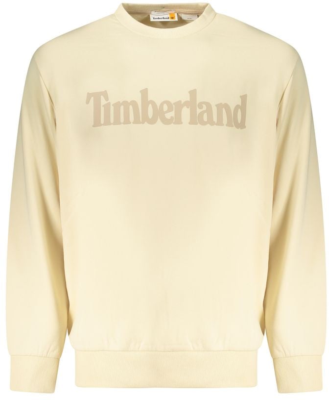 Timberland Beige Cotton Men Sweatshirt Beige