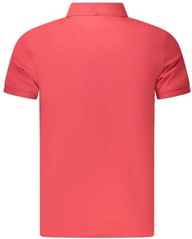 Timberland Red Cotton Men Polo Shirt Rood