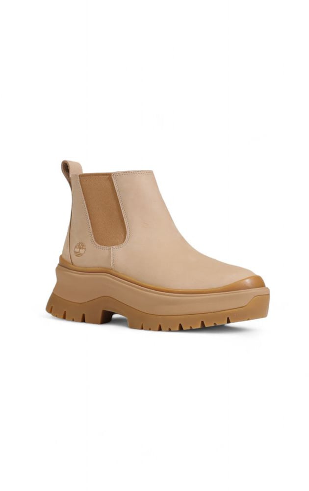 Timberland Beige Suede Leather Ankle Boots Beige