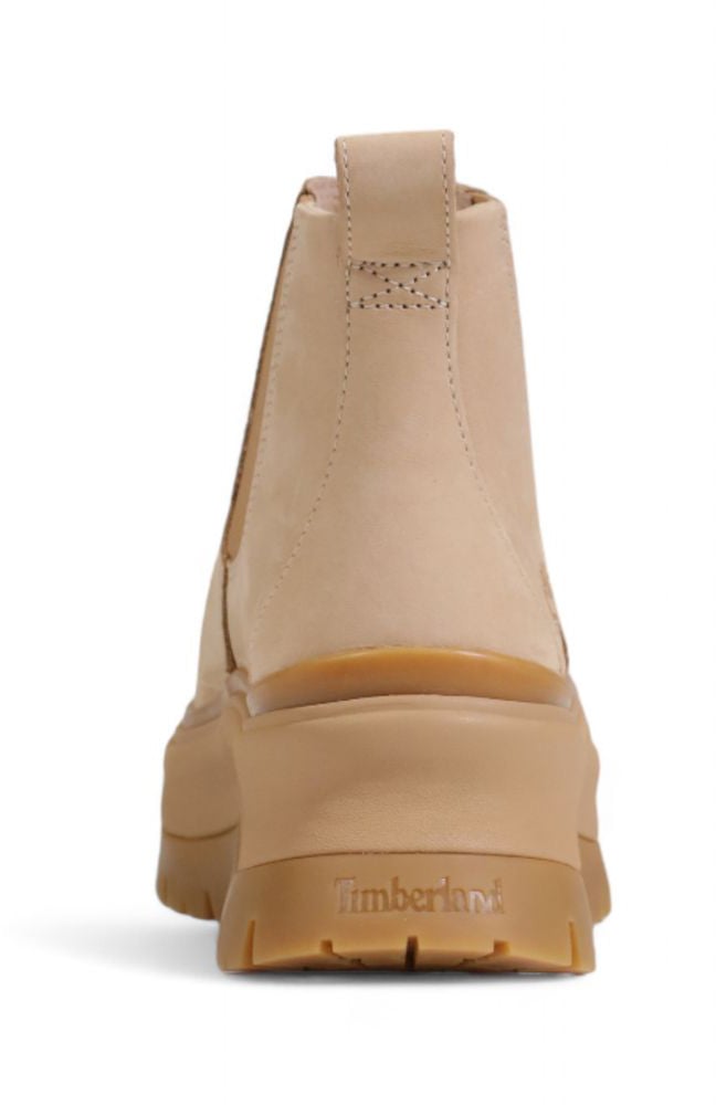 Timberland Beige Suede Leather Ankle Boots Beige