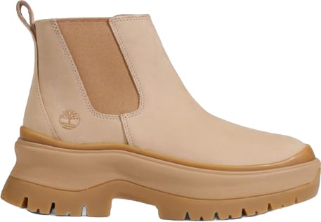 Timberland Beige Suede Leather Ankle Boots Beige