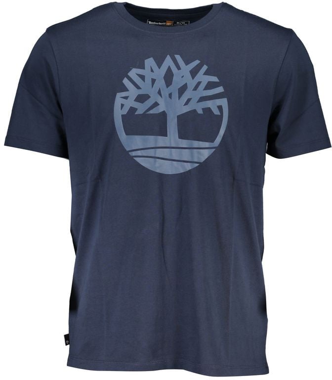 Timberland Timberland Blue Organic Cotton Men's T-Shirt Blauw