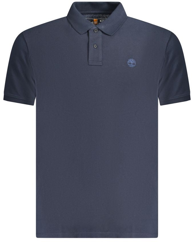 Timberland Blu Cotton Men Polo Blauw