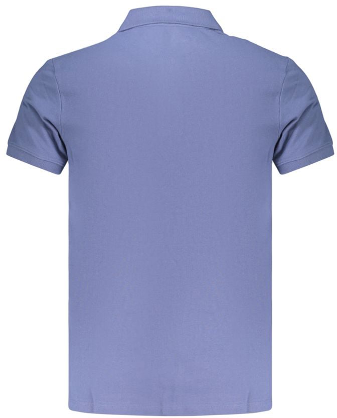 Timberland Blue Cotton Men Polo Blauw