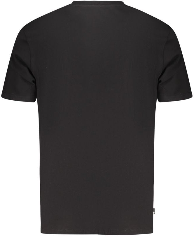 Timberland Timberland Black Cotton Men's T-Shirt Zwart