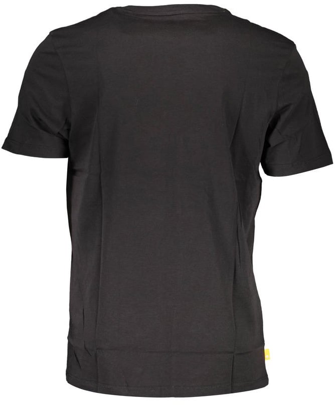 Timberland Timberland Black Organic Cotton Men T-Shirt Zwart