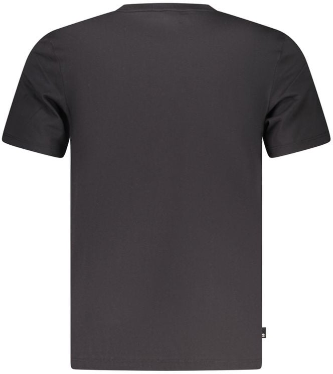 Timberland Black Cotton Men T-Shirt Zwart