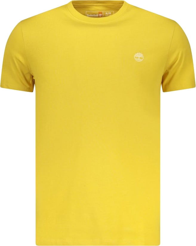 Timberland Yellow Cotton Mens T-Shirt Geel