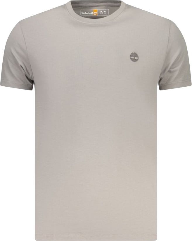 Timberland Grigio Cotton Men T-Shirt Grijs