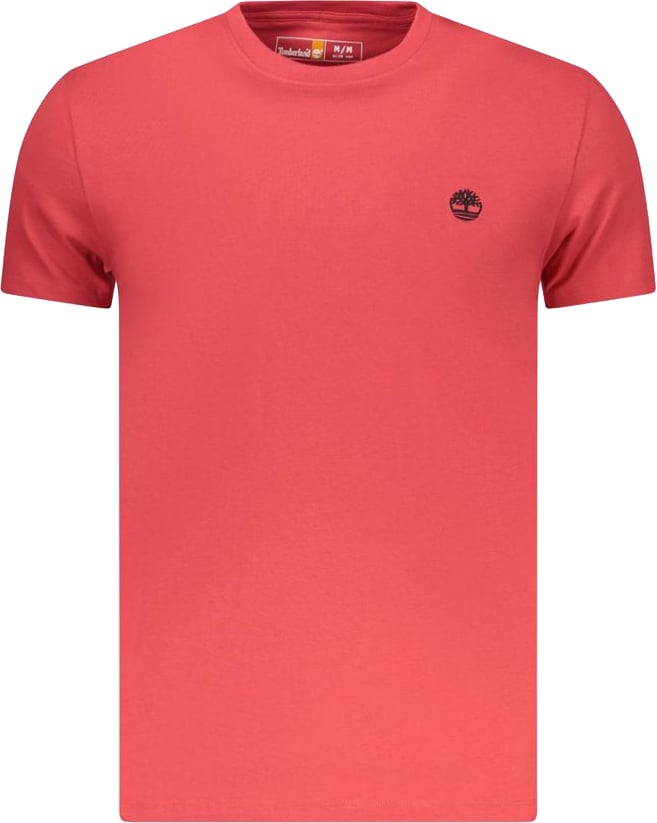 Timberland Timberland Rosso Cotton Men T-Shirt Rood