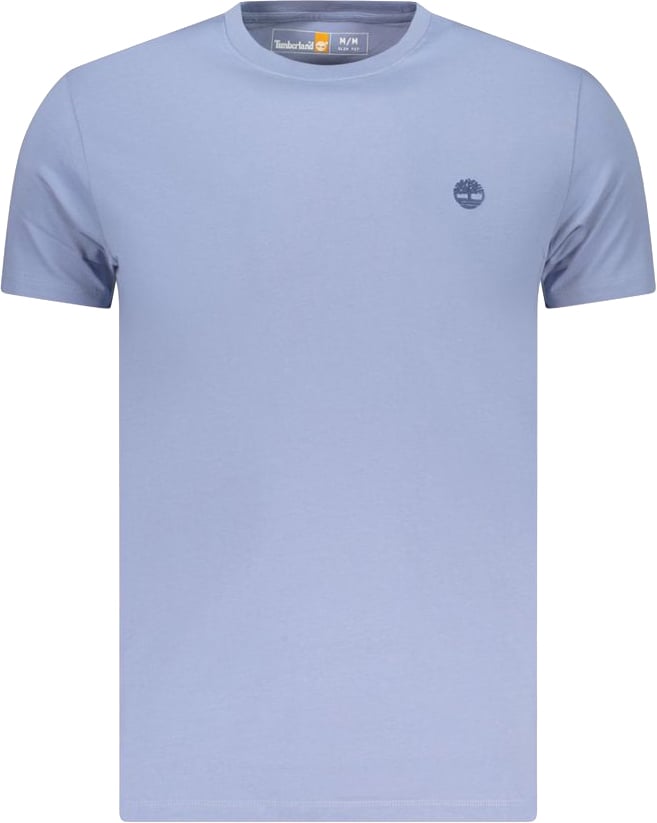 Timberland Azzurro Organic Cotton Men T-Shirt Blauw
