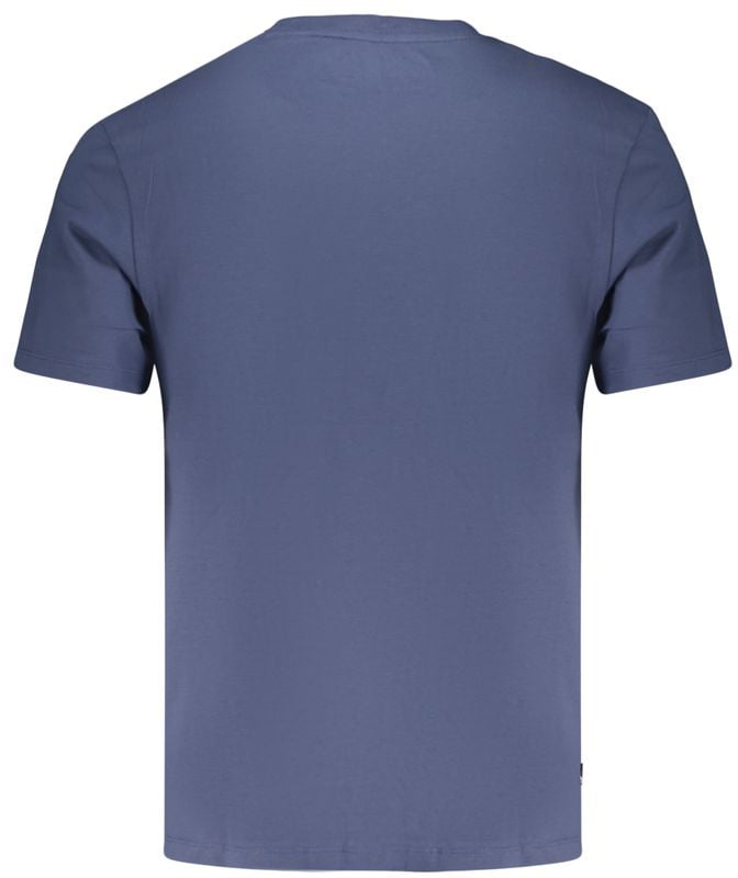 Timberland Timberland Blue Cotton Men's T-Shirt Blauw