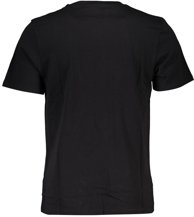 Timberland Black Organic Cotton Men T-Shirt Zwart