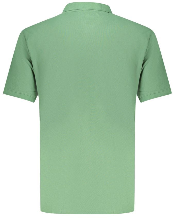 Timberland Verde Cotton Men Polo Shirt Groen