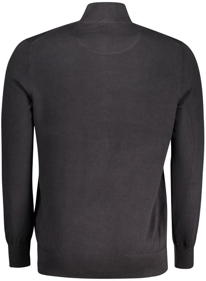 Timberland Black Organic Cotton Men Cardigan Zwart