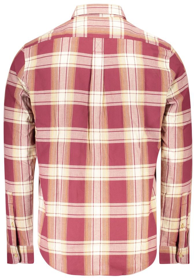 Timberland Red Cotton Men Shirt Rood