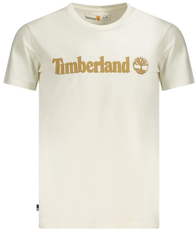 Timberland Timberland Beige Cotton Men T-Shirt Beige