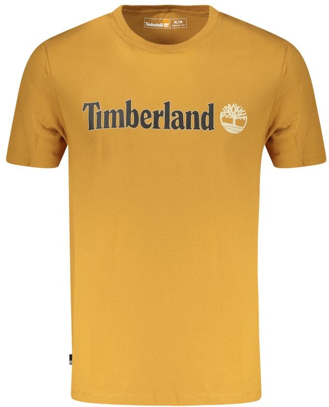 Timberland Timberland Marrone Cotton Men T-Shirt Bruin