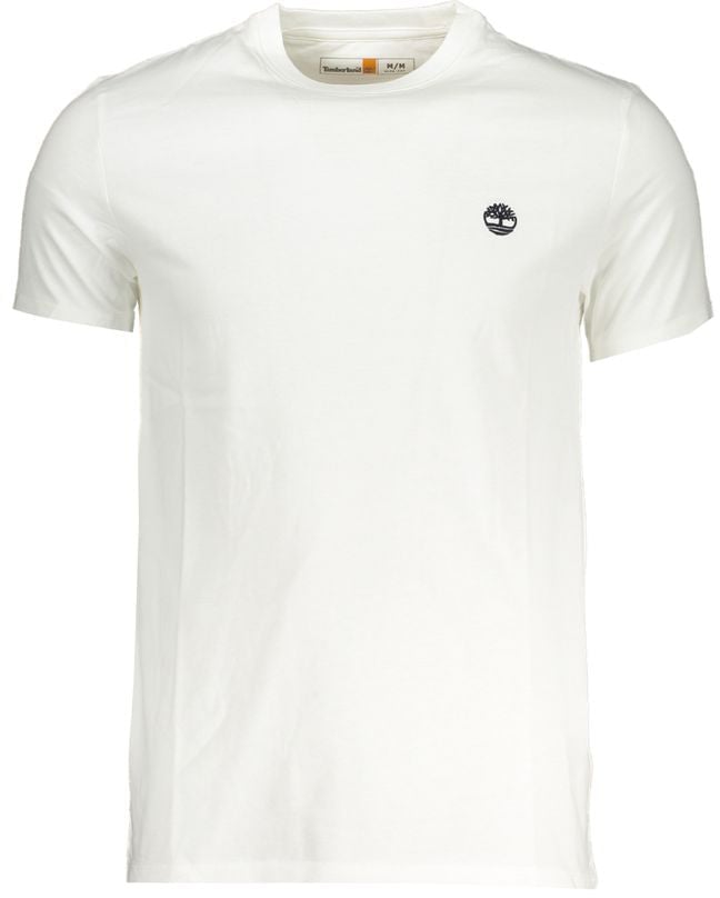 Timberland Timberland Bianco Cotton Mens T-Shirt Wit
