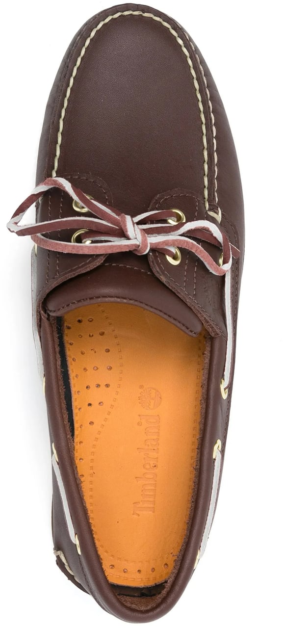 Timberland Classic Brown Boat Shoes Zwart