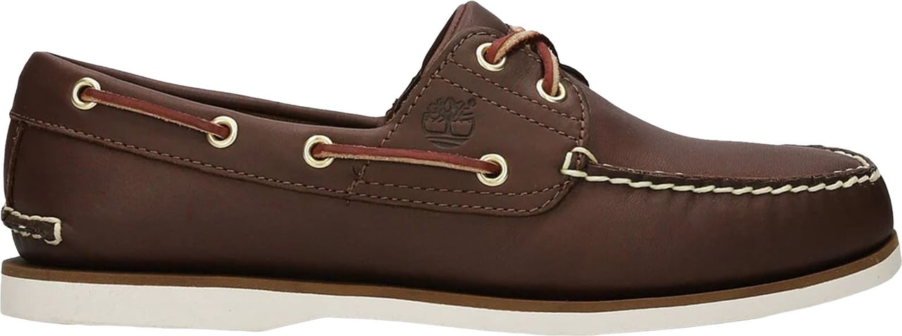 Timberland Classic Brown Boat Shoes Zwart