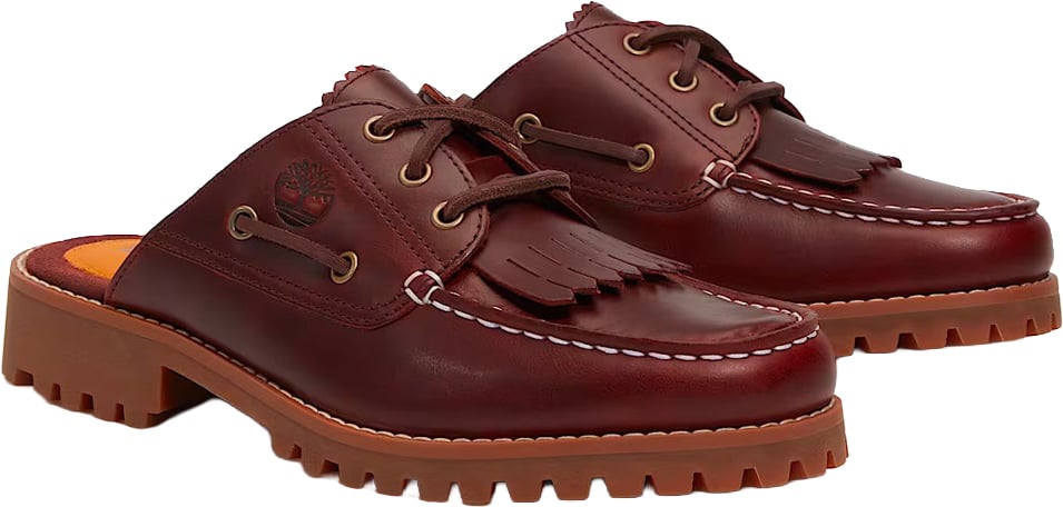 Timberland Mule Authentic Full Grain Burgundy Divers
