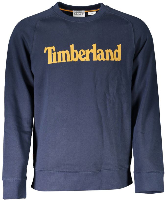 Timberland Timberland Blue Cotton Men Sweatshirt Blauw