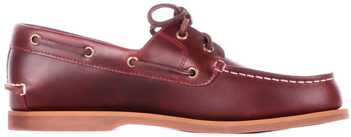 Timberland Flat Shoes Burgundi Maroon