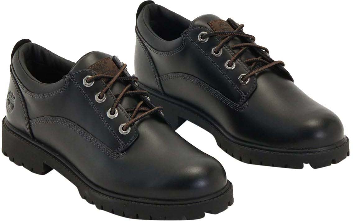 Timberland Scarpa Stringata Heritage Full Grain Nera Zwart