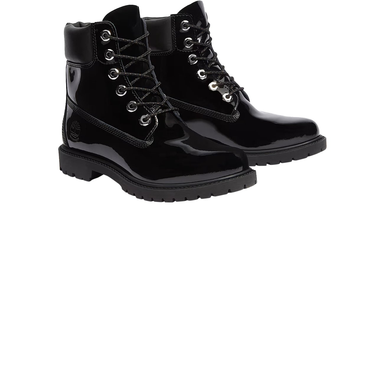 Timberland Stivale Stringato Women's Waterproof Premium 6-Inch Black Patent Divers