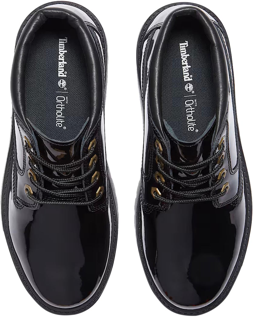 Timberland Stivaletto Women's Stone Street Waterproof Platform Black Patent Divers