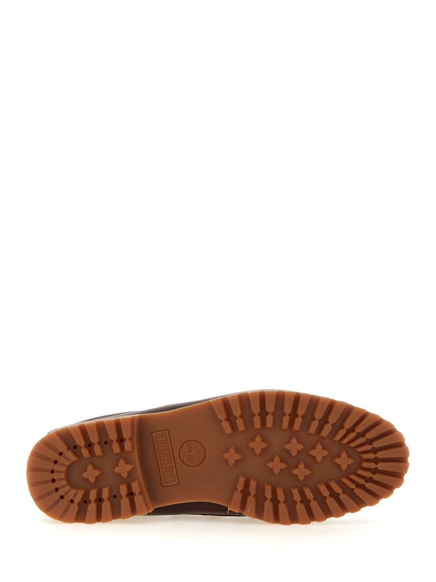 Timberland Rich Brown Padded Collar Boat Loafers Zwart