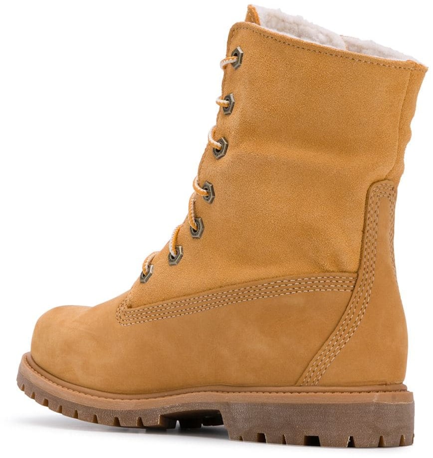 Timberland Authentic Teddy Fleece Fold Down Boots Bruin