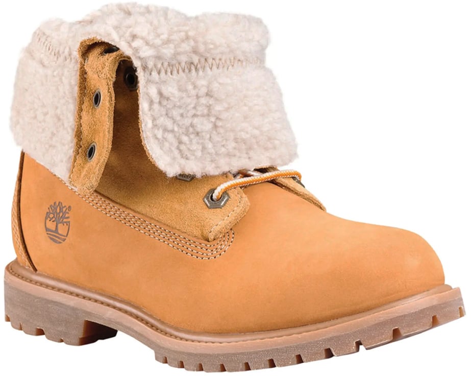 Timberland Authentic Teddy Fleece Fold Down Boots Bruin