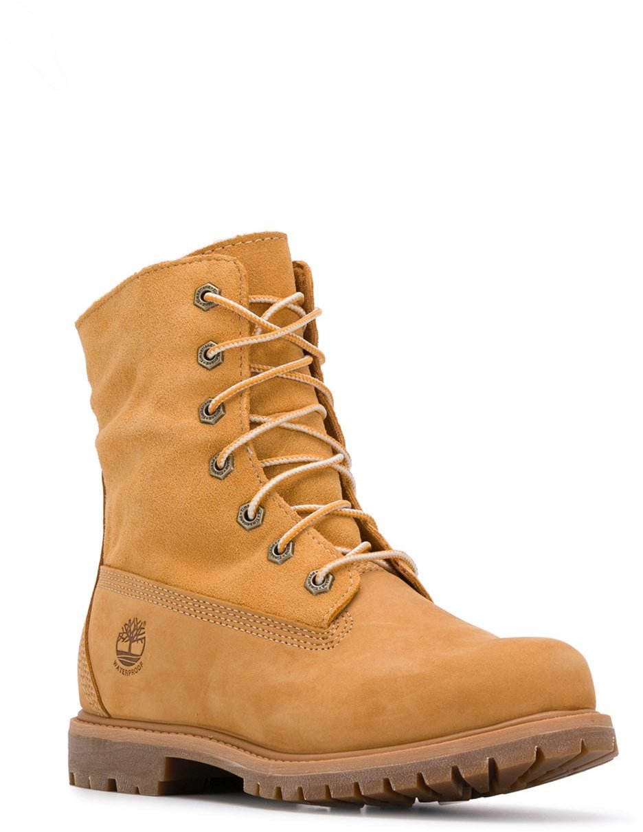 Timberland Authentic Teddy Fleece Fold Down Boots Bruin
