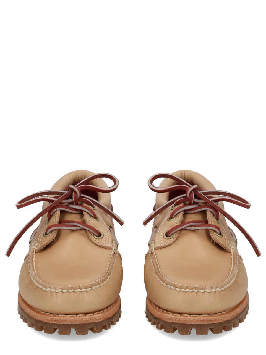 Timberland Leather Noreen Classic Stitching Loafers Bruin