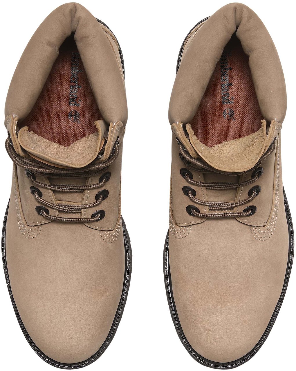 Timberland Premium 6 Inch Lace Up Waterproof Boot Beige