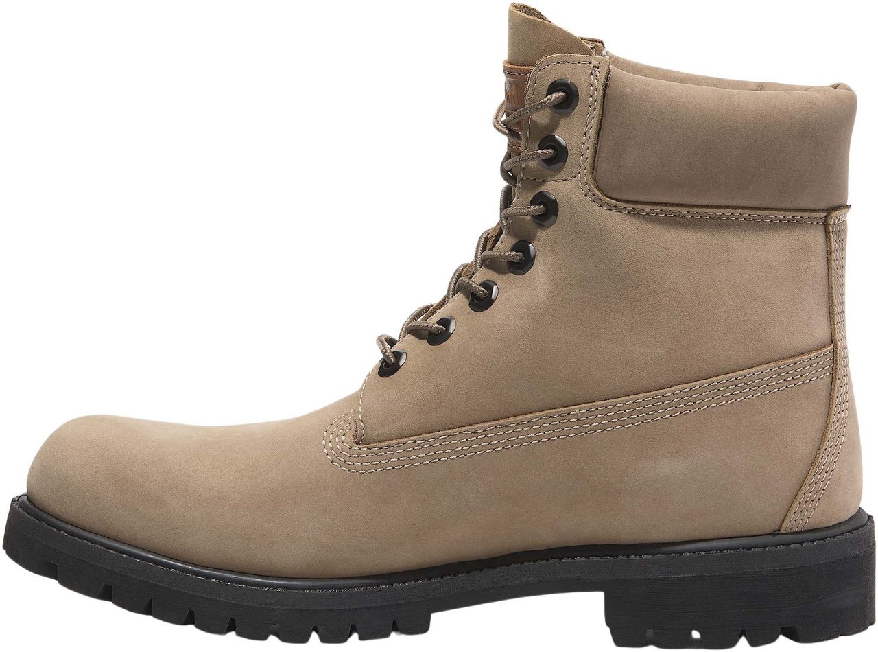 Timberland Premium 6 Inch Lace Up Waterproof Boot Beige