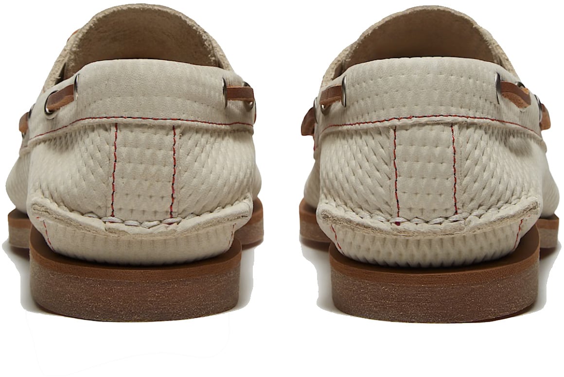 Timberland Flat Shoes Beige Wit