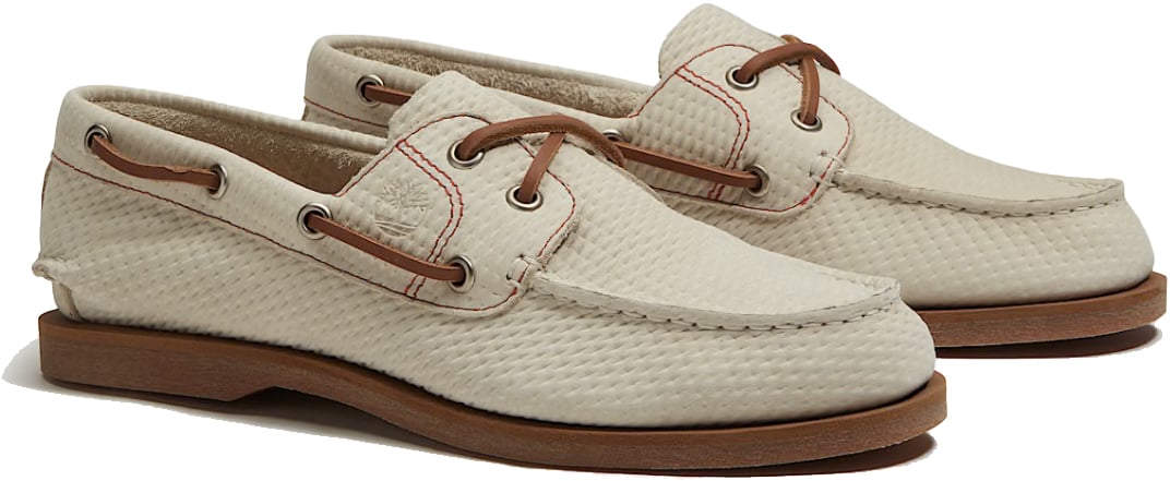 Timberland Flat Shoes Beige Wit