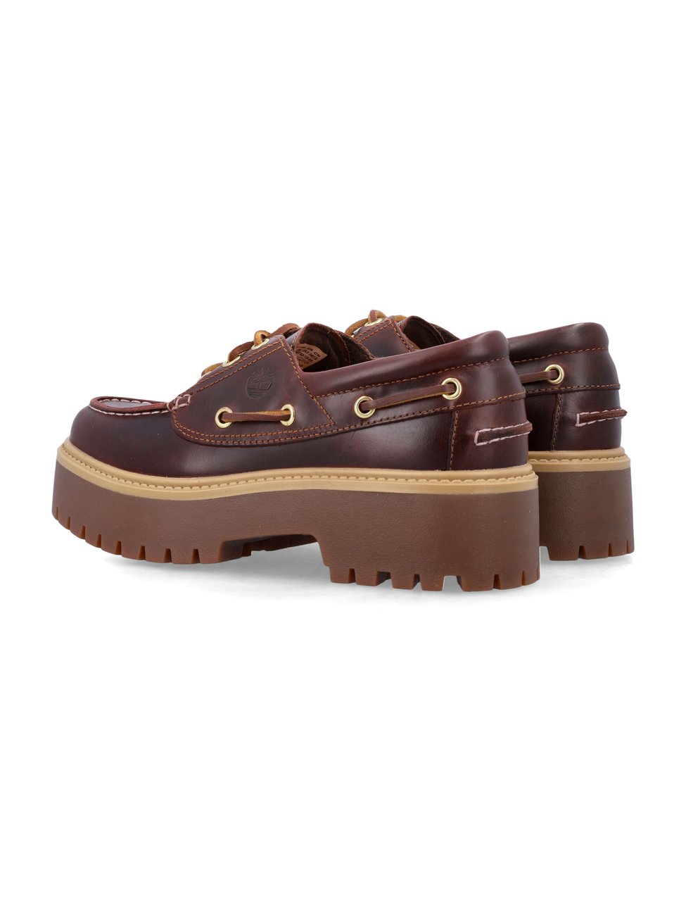 Timberland 3 Eye Boat Platform Marrone Bruin