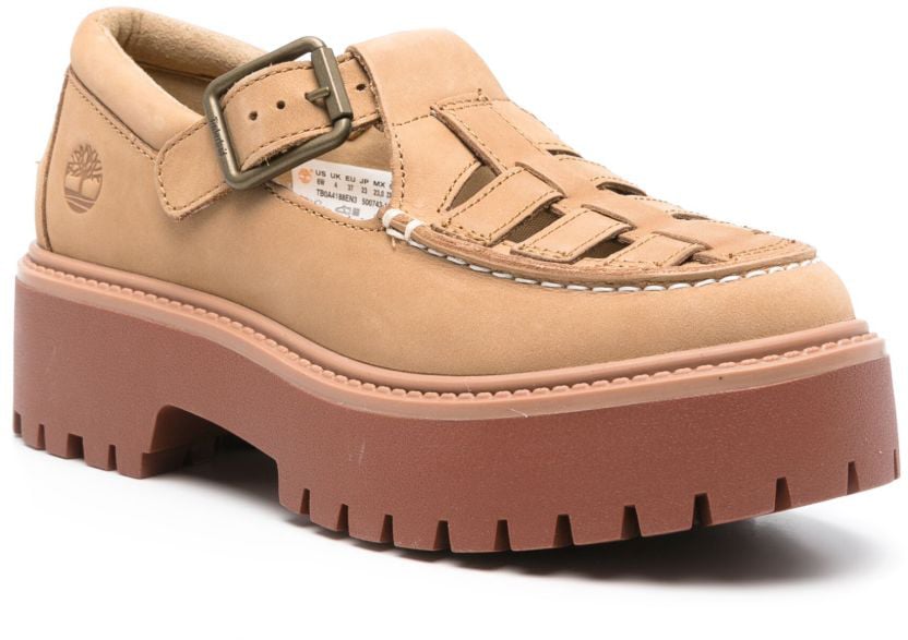 Timberland Flat Shoes Beige Beige