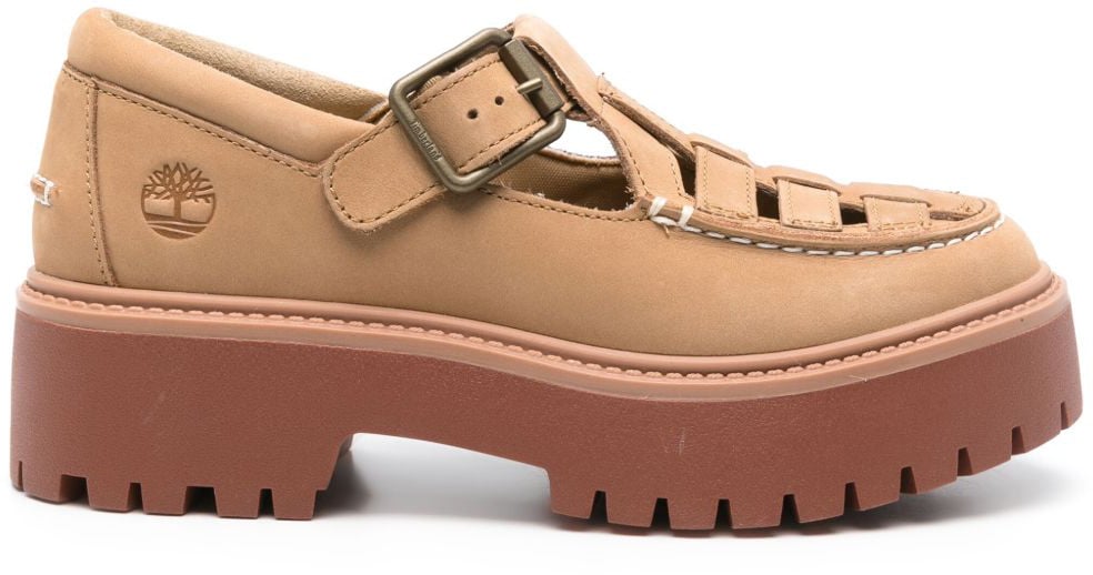 Timberland Flat Shoes Beige Beige