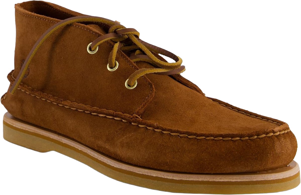 Timberland Heren Boat Mid Lace Up Boot Beige