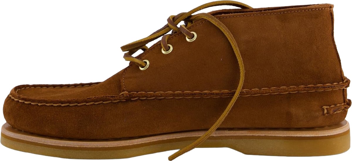 Timberland Heren Boat Mid Lace Up Boot Beige