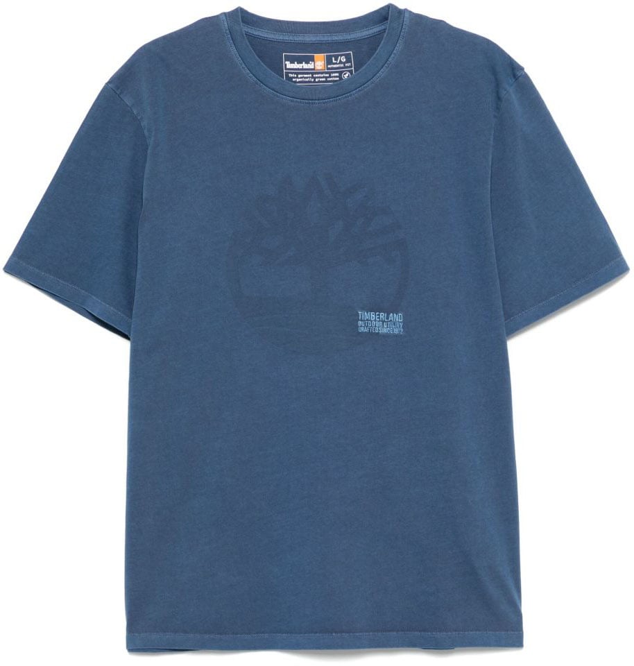 Timberland T-Shirts And Polos Dark Denim Blauw