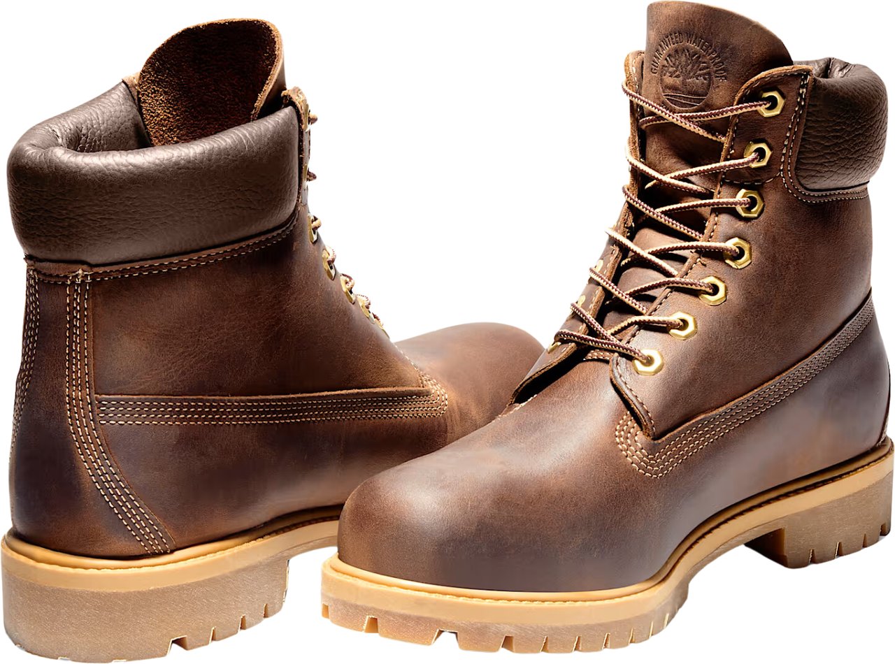 Timberland Premium 6 Inch Lace Up Waterproof Boot Wit