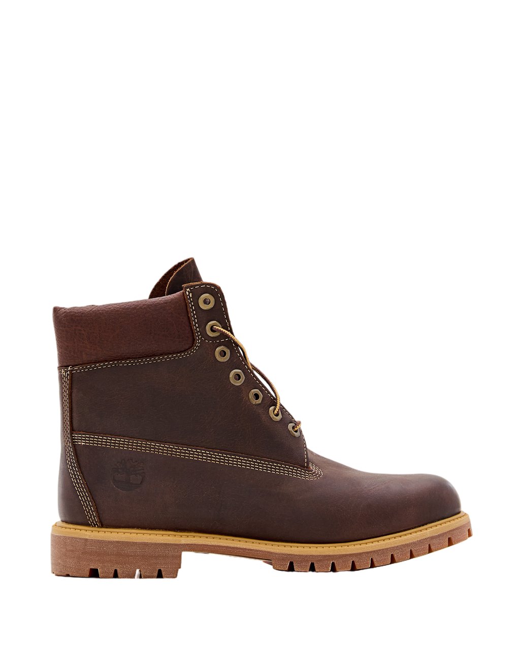 Timberland Durable Lace-Up Waterproof Boot With Padded Collar Bruin