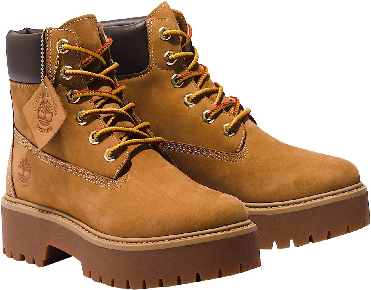 Timberland Stone Street 6 Inch Lace UP Waterdichte Boot Wit